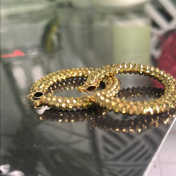 Swarovski Crystals Hoop Earrings - Picture 5 of 5